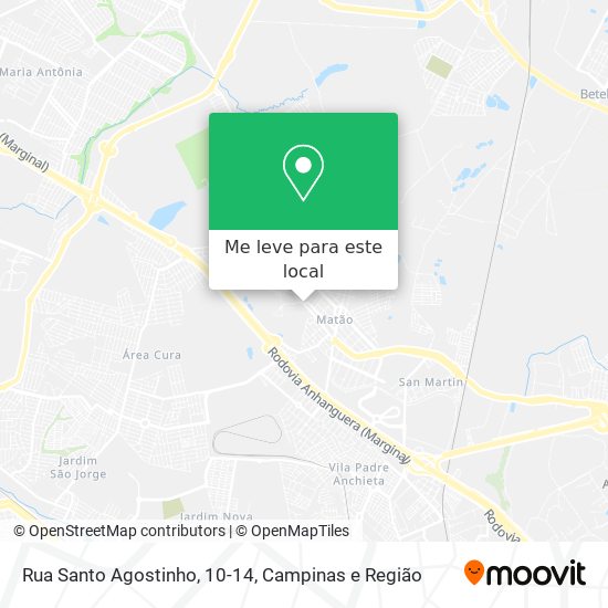 Rua Santo Agostinho, 10-14 mapa
