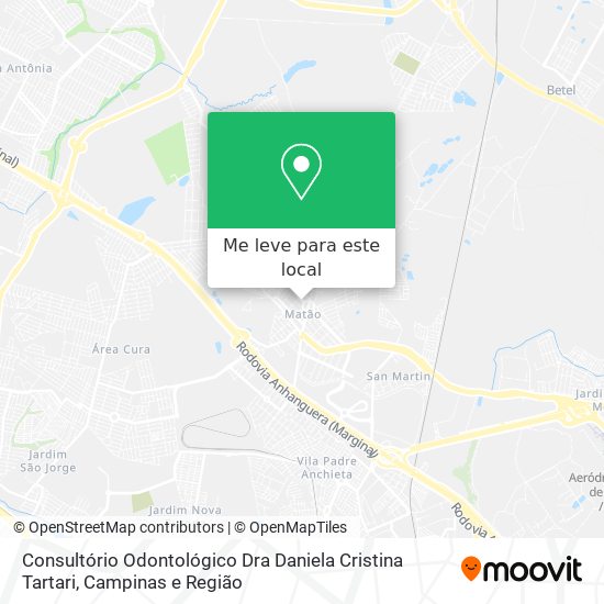 Consultório Odontológico Dra Daniela Cristina Tartari mapa