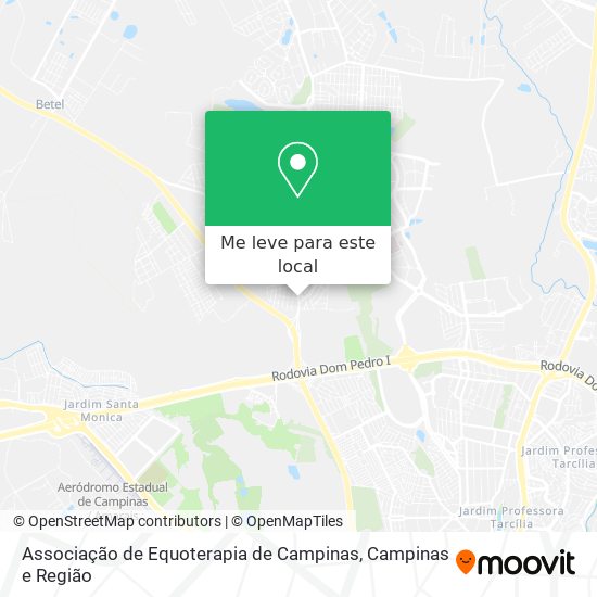 Associação de Equoterapia de Campinas mapa