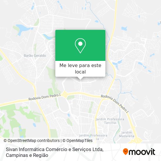 Sivan Informática Comércio e Serviços Ltda mapa