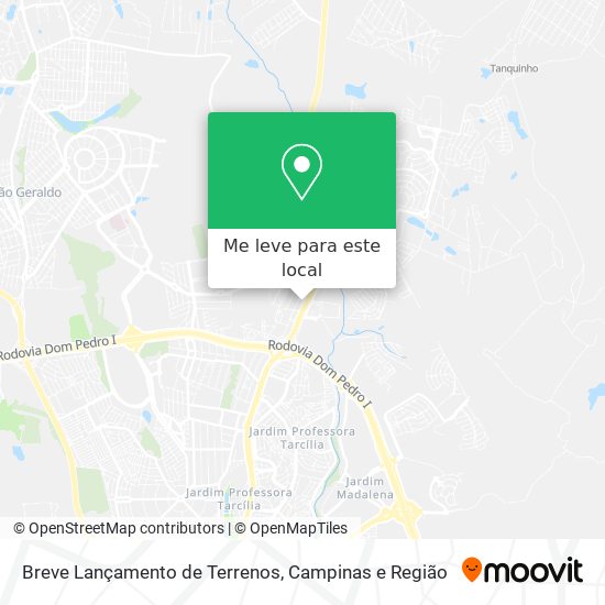 Breve Lançamento de Terrenos mapa