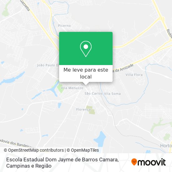 Escola Estadual Dom Jayme de Barros Camara mapa