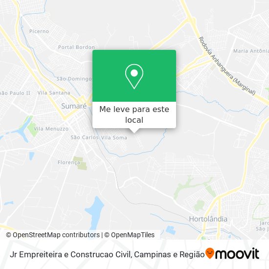 Jr Empreiteira e Construcao Civil mapa