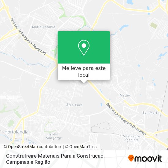 Construfreire Materiais Para a Construcao mapa