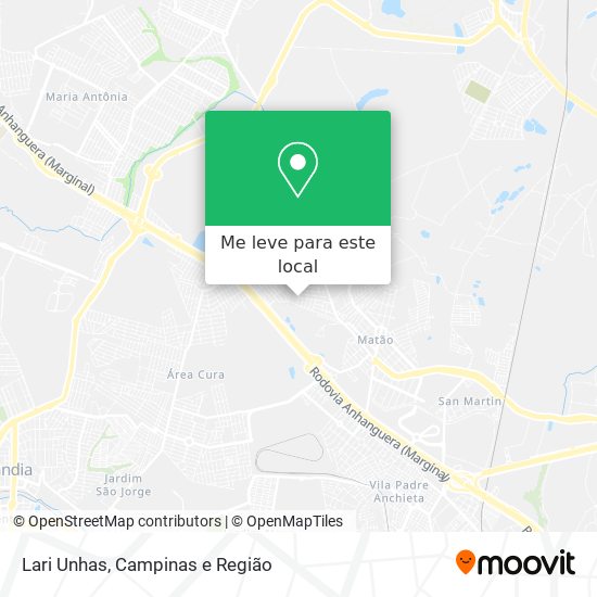 Lari Unhas mapa