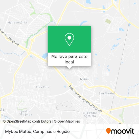 Mybox Matão mapa