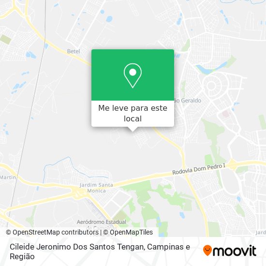 Cileide Jeronimo Dos Santos Tengan mapa