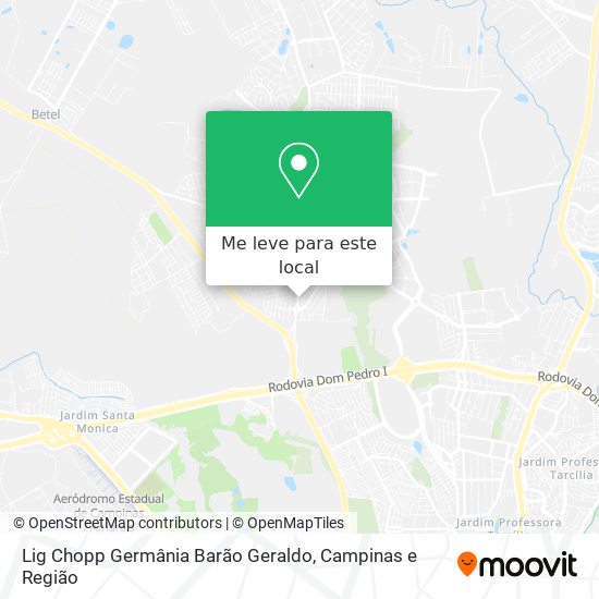 Lig Chopp Germânia Barão Geraldo mapa