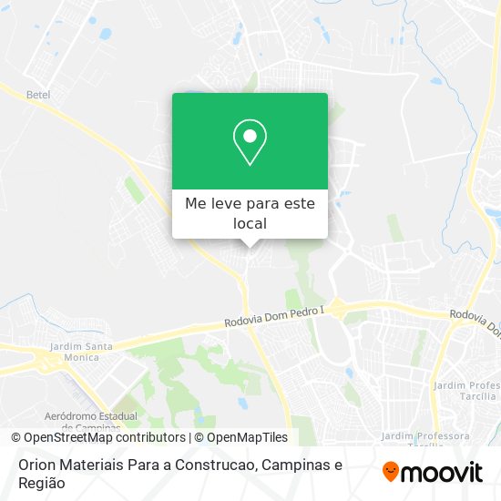 Orion Materiais Para a Construcao mapa
