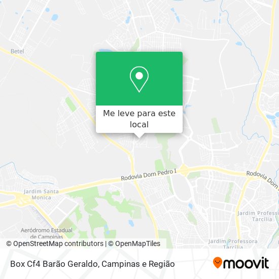 Box Cf4 Barão Geraldo mapa