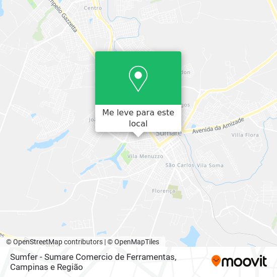 Sumfer - Sumare Comercio de Ferramentas mapa