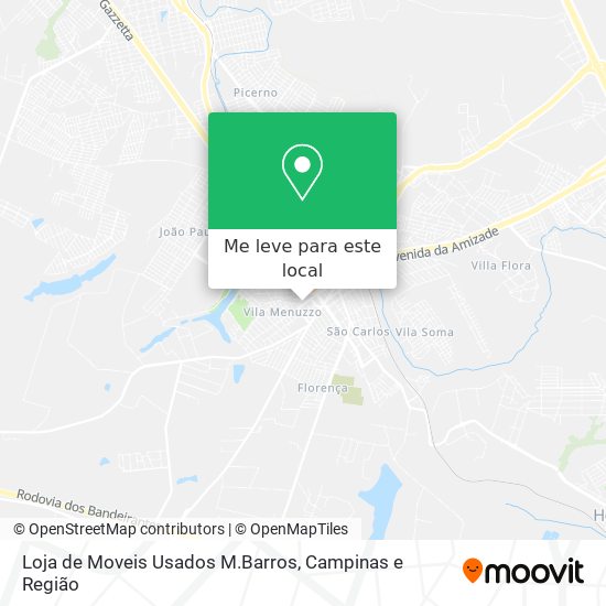 Loja de Moveis Usados M.Barros mapa