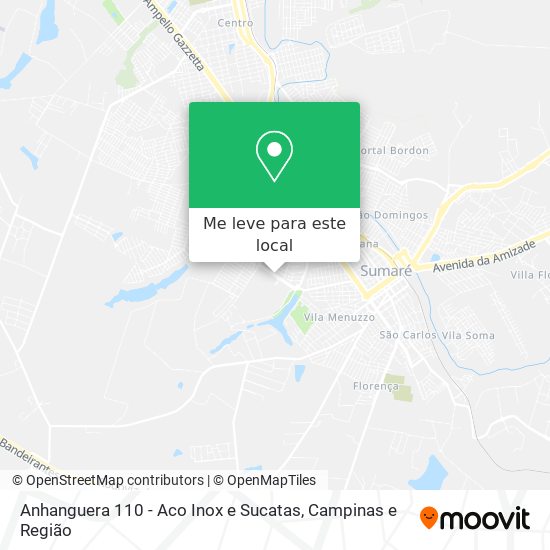 Anhanguera 110 - Aco Inox e Sucatas mapa