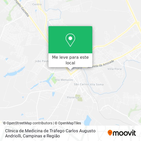 Clínica de Medicina de Tráfego Carlos Augusto Andriolli mapa