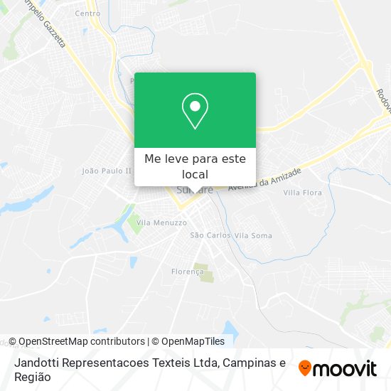 Jandotti Representacoes Texteis Ltda mapa