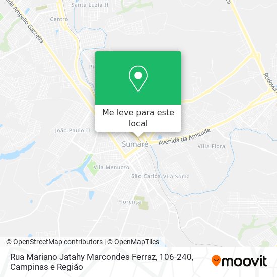 Rua Mariano Jatahy Marcondes Ferraz, 106-240 mapa