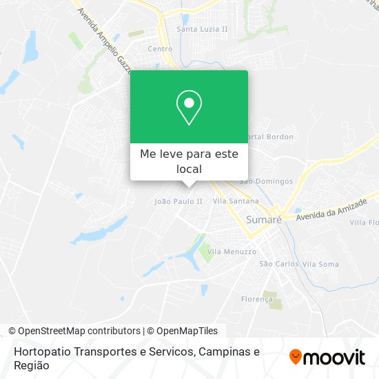 Hortopatio Transportes e Servicos mapa