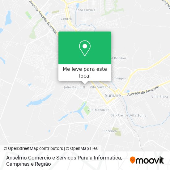 Anselmo Comercio e Servicos Para a Informatica mapa