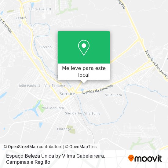 Espaço Beleza Única by Vilma Cabeleireira mapa