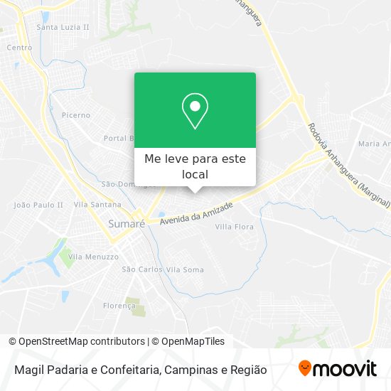 Magil Padaria e Confeitaria mapa
