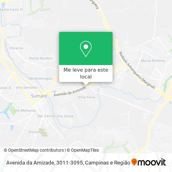 Avenida da Amizade, 3011-3095 mapa