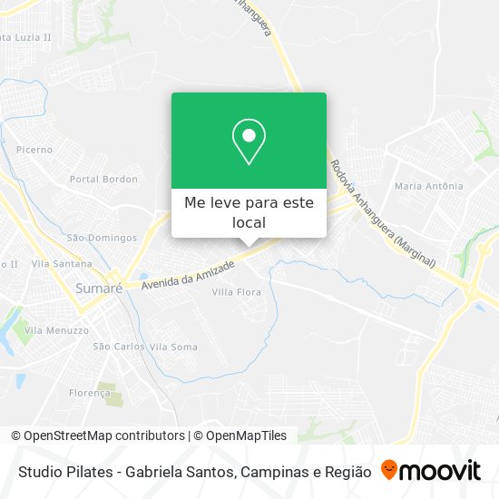 Studio Pilates - Gabriela Santos mapa