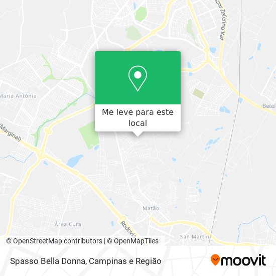 Spasso Bella Donna mapa
