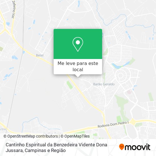 Cantinho Espiritual da Benzedeira Vidente Dona Jussara mapa