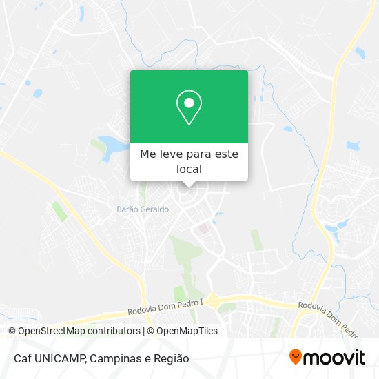 Caf UNICAMP mapa