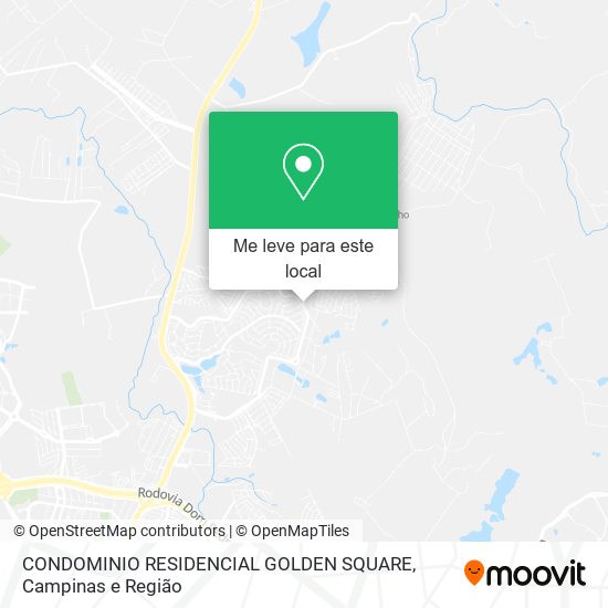 CONDOMINIO RESIDENCIAL GOLDEN SQUARE mapa