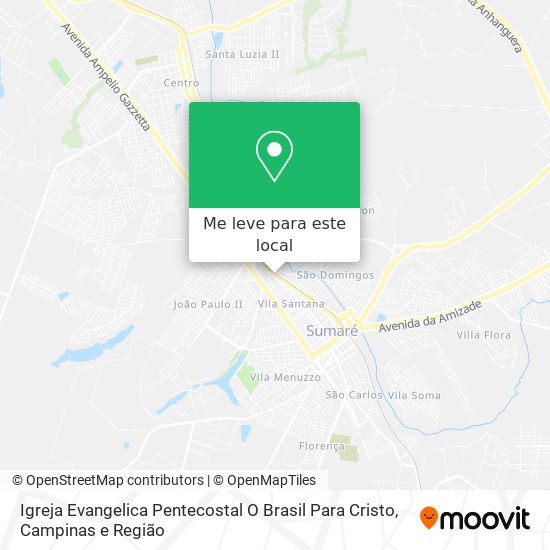 Igreja Evangelica Pentecostal O Brasil Para Cristo mapa