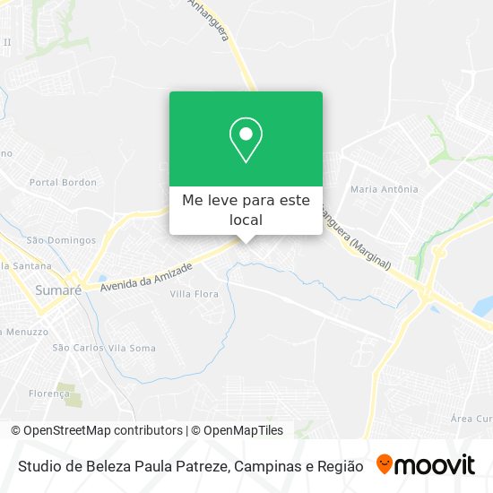Studio de Beleza Paula Patreze mapa