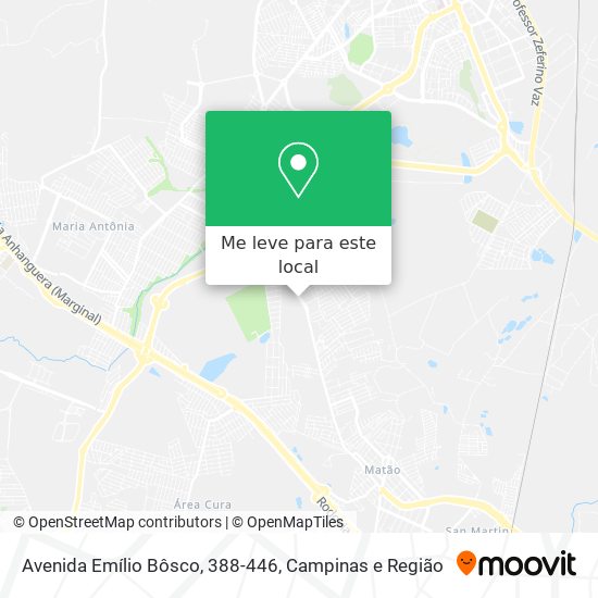 Avenida Emílio Bôsco, 388-446 mapa