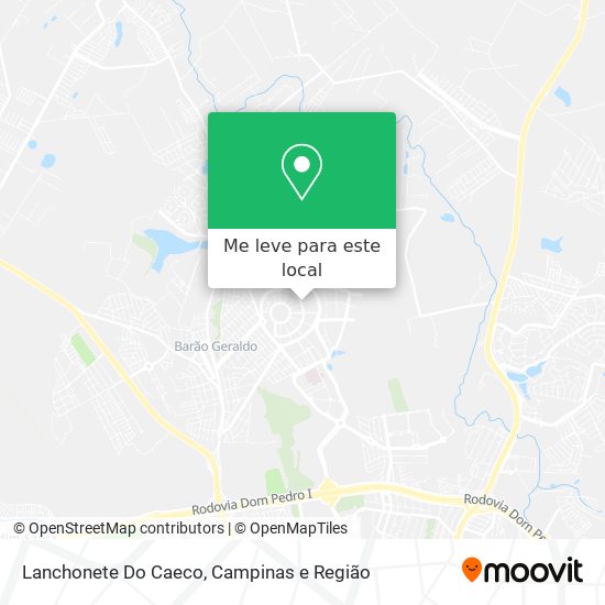 Lanchonete Do Caeco mapa