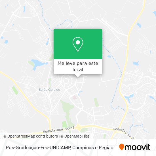 Pós-Graduação-Fec-UNICAMP mapa