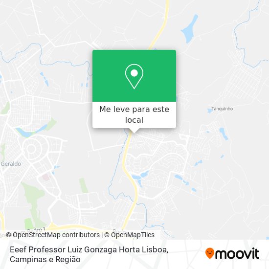 Eeef Professor Luiz Gonzaga Horta Lisboa mapa
