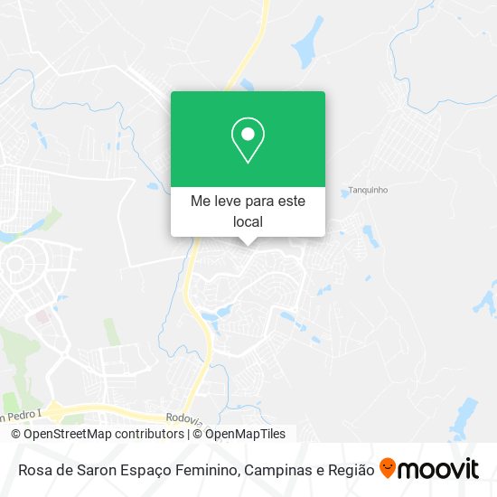 Rosa de Saron Espaço Feminino mapa