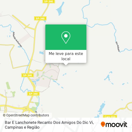 Bar E Lanchonete Recanto Dos Amigos Do Dic Vi mapa