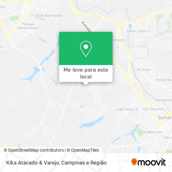 Kika Atacado & Varejo mapa