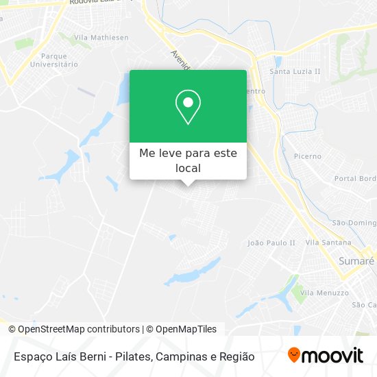 Espaço Laís Berni - Pilates mapa