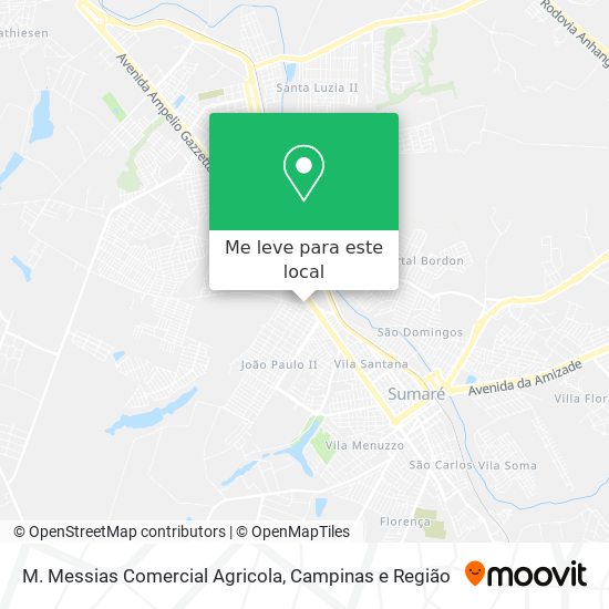 M. Messias Comercial Agricola mapa
