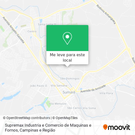 Supremax Industria e Comercio de Maquinas e Fornos mapa
