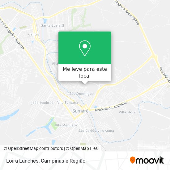Loira Lanches mapa