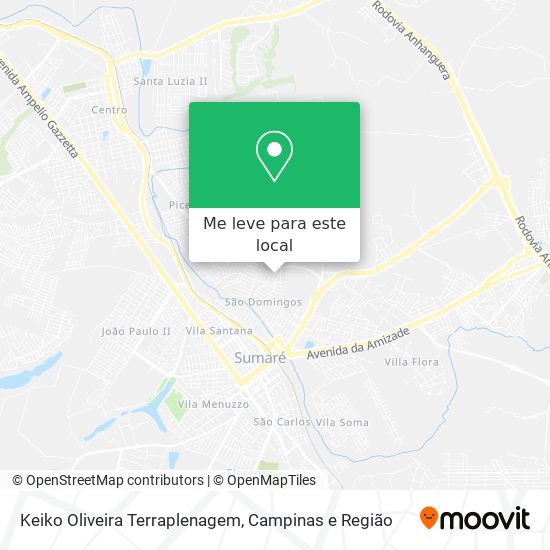 Keiko Oliveira Terraplenagem mapa