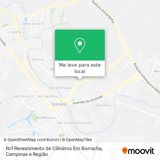 Rcf Revestimento de Cilindros Em Borracha mapa
