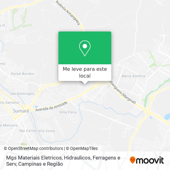 Mgs Materiais Eletricos, Hidraulicos, Ferragens e Serv mapa