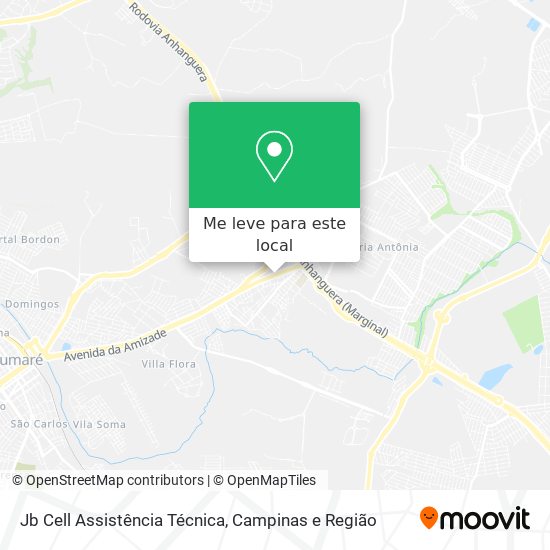 Jb Cell Assistência Técnica mapa