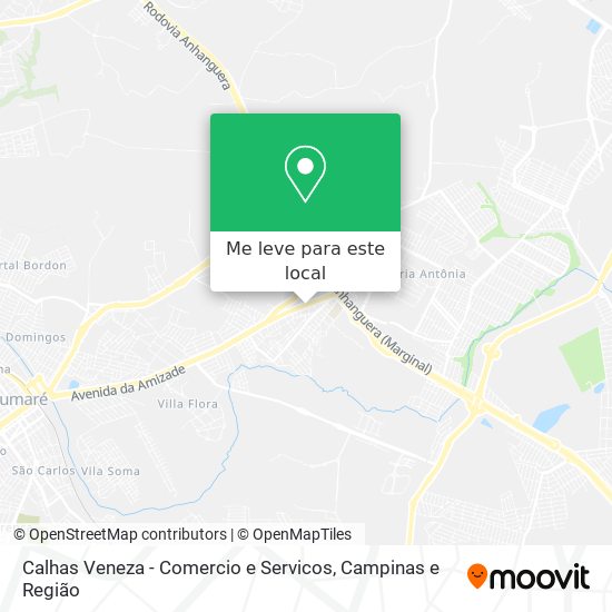 Calhas Veneza - Comercio e Servicos mapa