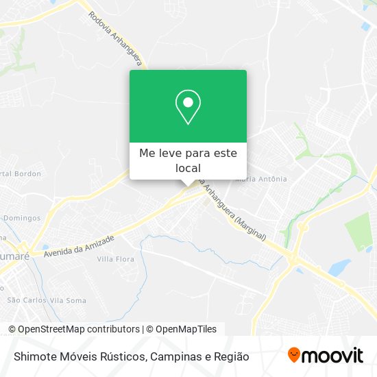 Shimote Móveis Rústicos mapa