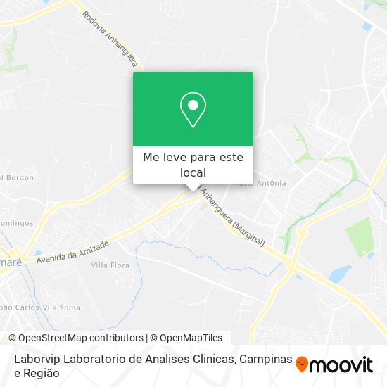 Laborvip Laboratorio de Analises Clinicas mapa